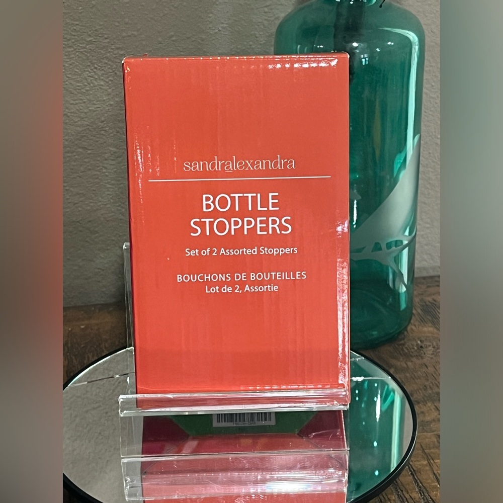 Sandra Alexandra Bottle Stoppers Set of two, new!
